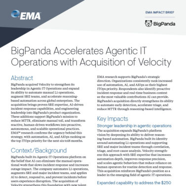 BigPanda Accelerates Agentic IT Operations with Acquisition of Velocity
