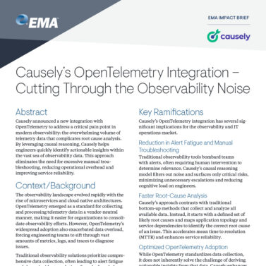 Causely’s OpenTelemetry Integration – Cutting Through the Observability Noise