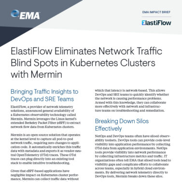 ElastiFlow Eliminates Network Traffic Blind Spots in Kubernetes Clusters with Mermin