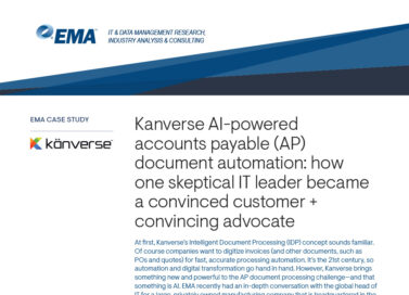 Kanverse AI-powered accounts payable (AP) document automation: how one skeptical IT leader became a convinced customer + convincing advocate