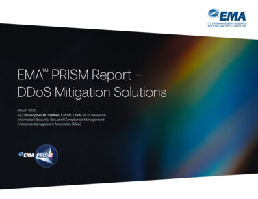 PRISM Report - DDoS Mitigation Solutions