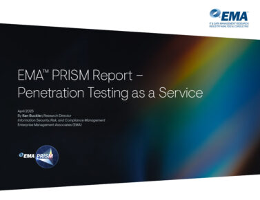 EMA™ PRISM Report – Penetration Testing as a Service
