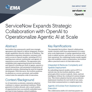 ServiceNow Expands Strategic Collaboration with OpenAI to Operationalize Agentic AI at Scale