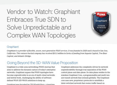 2022 EMA Vendors to Watch: Network Management