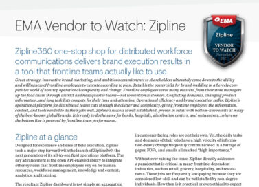 EMA Vendor to Watch: Zipline